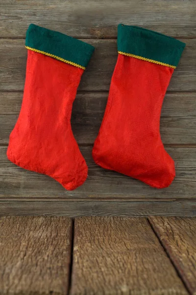 Noel çorap asılı — Stok fotoğraf
