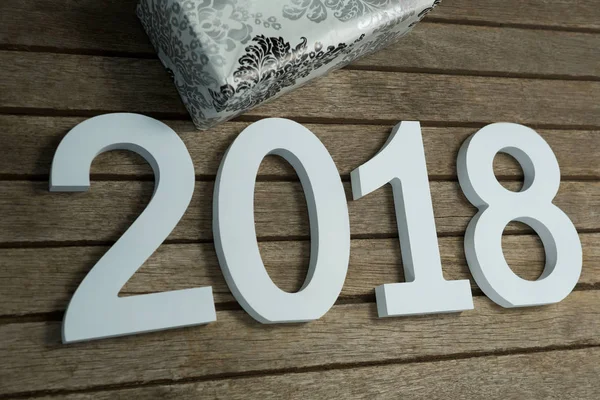 Nuevo año número 2018 — Foto de Stock