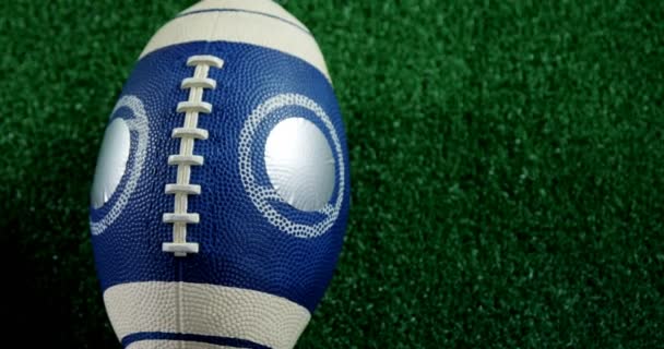 Football americano sul tappeto erboso artificiale — Video Stock