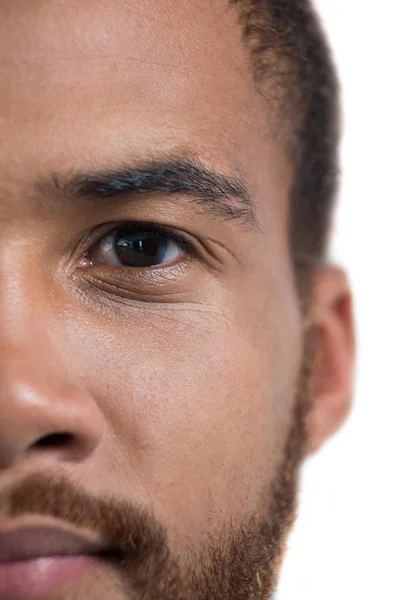 Mans ojos con cejas —  Fotos de Stock