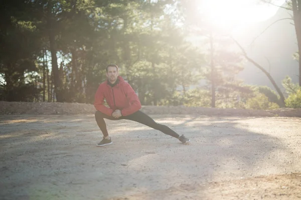 公園で運動の男のポートレート — ストック写真