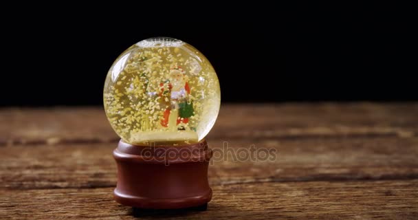Christmas crystal ball — Stock Video