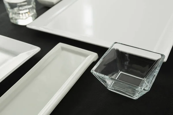 Параметр таблиці тем чорного кольору — стокове фото