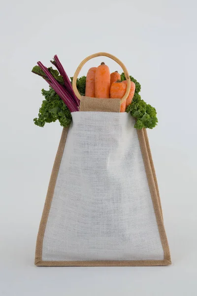 Bag with healthy vegetables — Stock Photo, Image