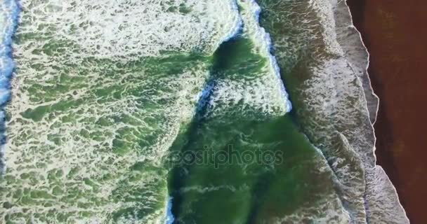 Sea Waves West Cork Sunny Day — Stock Video