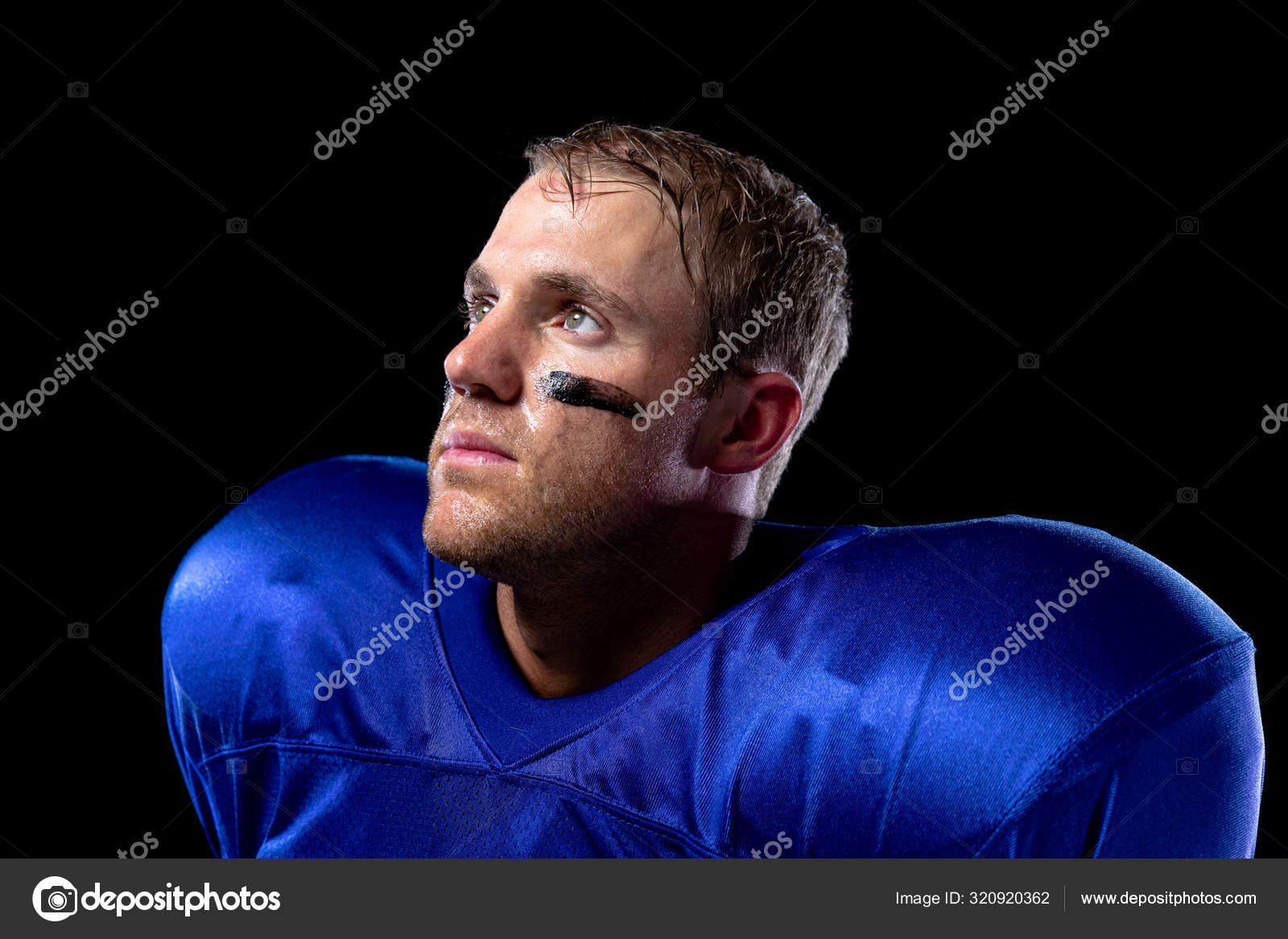Football Player Eye Lines