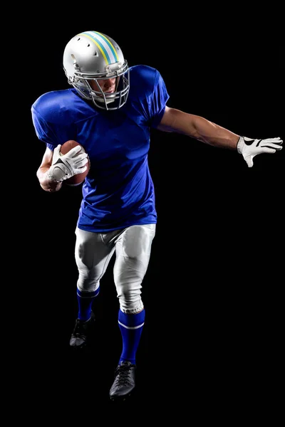 Vooraanzicht Van Een Blanke Mannelijke Amerikaanse Voetballer Met Een Teamuniform — Stockfoto