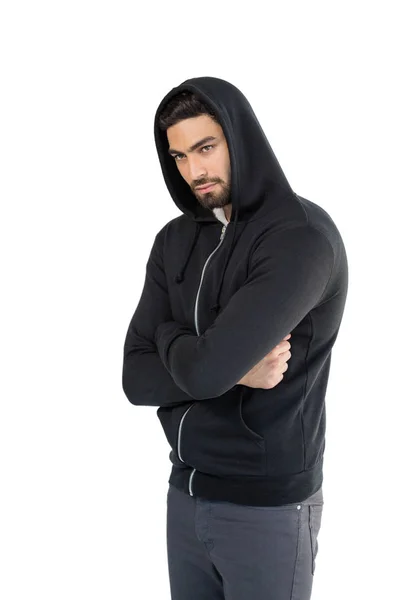 open arms moletom com capuz grey