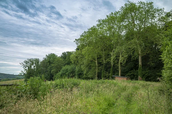 Die wassergärten von annevoie, zwischen namur und dinant, belgien — Stockfoto