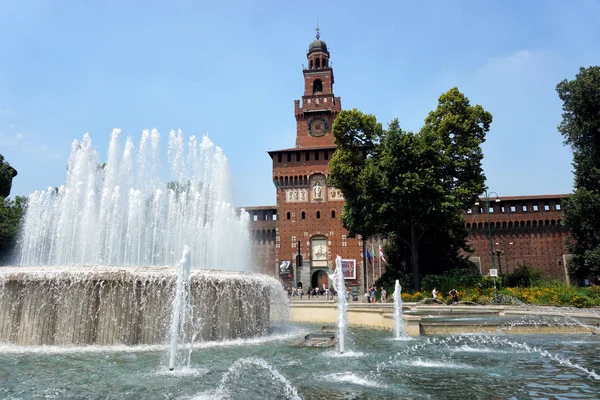 Istana Sforza, Milan — Stok Foto