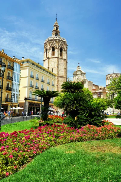 Kathedrale von Valencia Micalet — Stockfoto