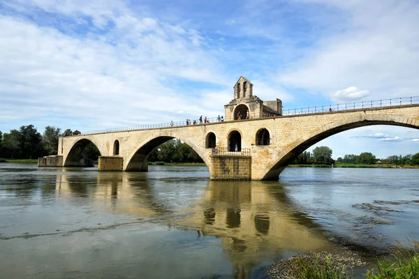 Avignon alte Brücke — Stockfoto