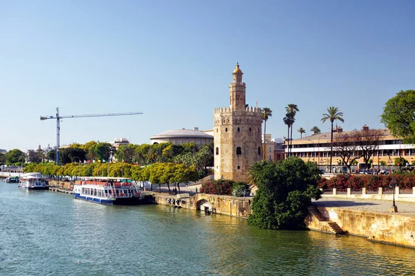 Golden Tower Seville — Stok fotoğraf