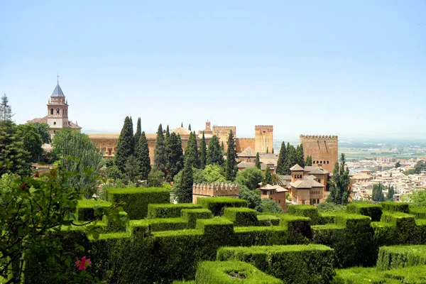 Fortaleza Alhambra de Granada — Foto de Stock