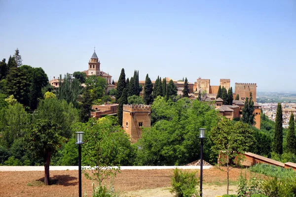 Fort van alhambra, granada — Stockfoto