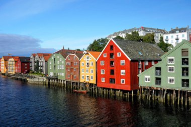 Trondheim renkli evleri