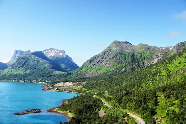 Senja ostrov, Norsko — Stock fotografie