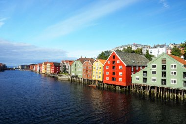 Trondheim renkli evleri