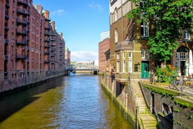 Hamburg 'daki depo bölgesi.