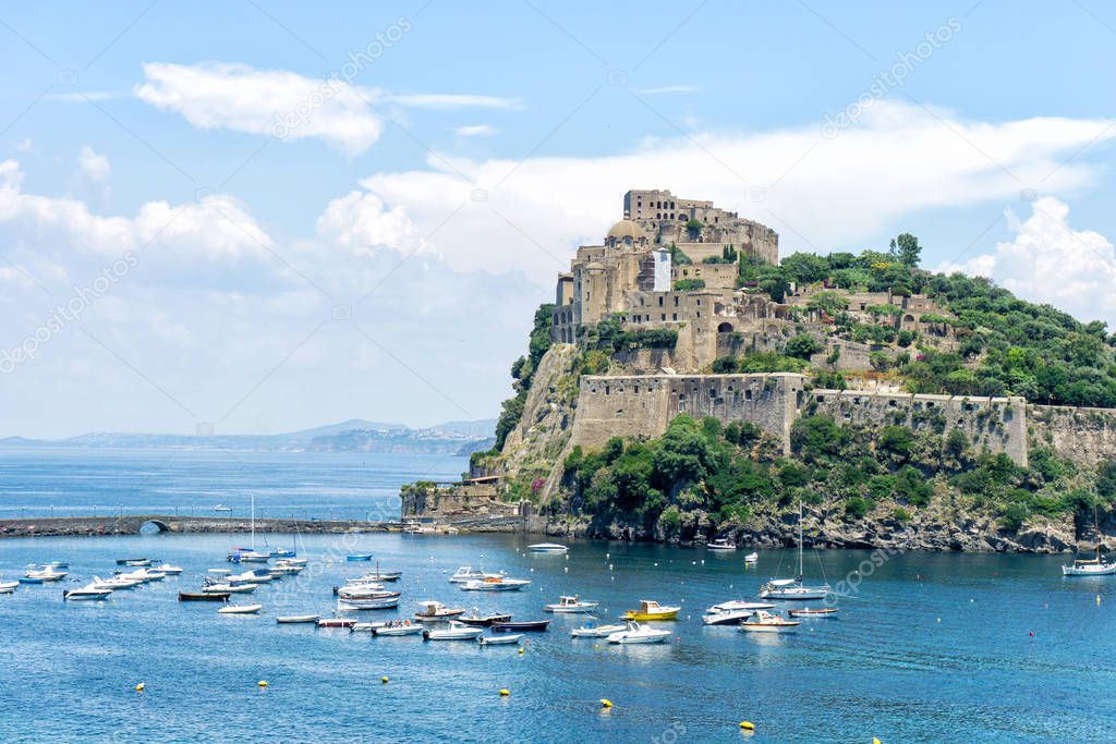 Aragonese castle in Ischia