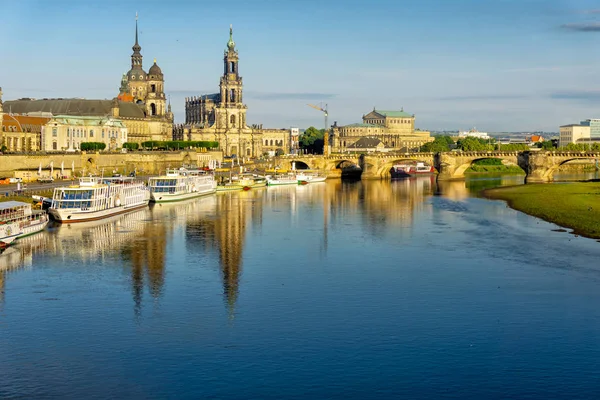 Schöne Aussicht auf Dresden — Stockfoto