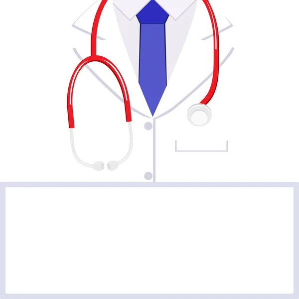 Appel vidéo avec le médecin — Image vectorielle