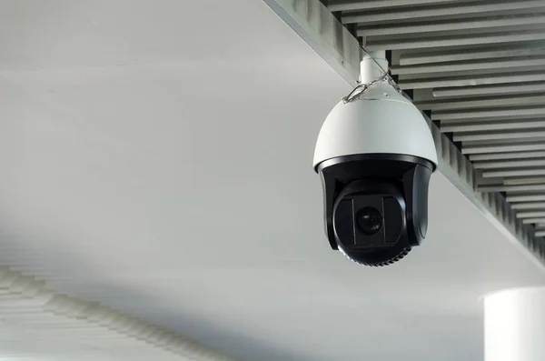 Sistema Cámaras Seguridad Cctv Que Funciona Dentro Los Grandes Almacenes — Foto de Stock