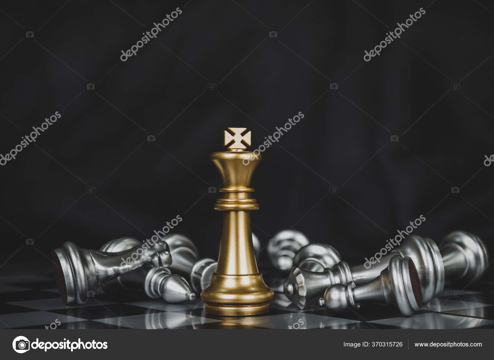 Imagem do jogo de xadrez liderança de estratégia de competição de