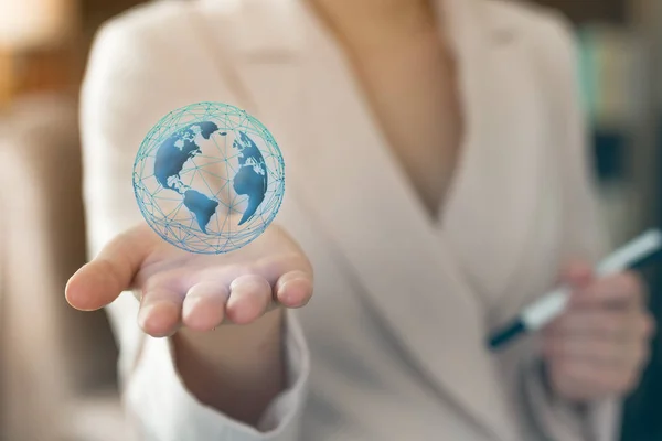 Avucunun içinde bir kara hologramı