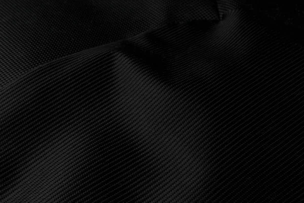 Siyah parlak kumaşın yakın çekimi