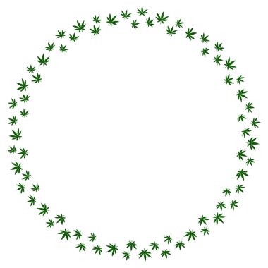 Esrar yuvarlak çerçevesinden bırakır. Ambalaj, reklam, afiş tasarımını kullanıma uygun