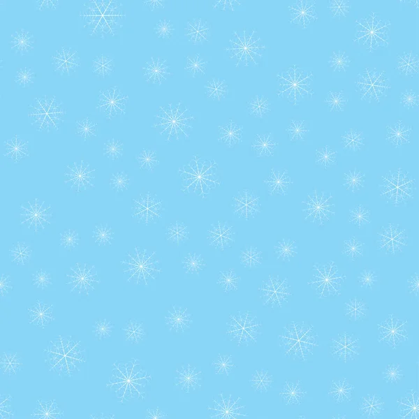 Seamless christmas snow flake pattern. Trendy vector wallpaper. Christmas backdrop. Modern abstract pattern with snowflakes for print design. Seasonal nature background. Modern vector illustration. — Stok Vektör