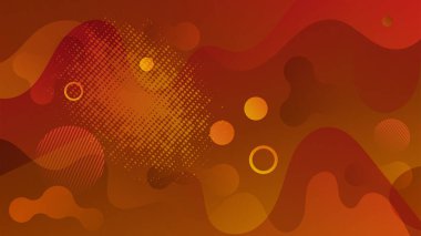 Kahverengi tonlarda soyut bir arkaplan. 3 boyutlu sıvı şekil çizimi. Vektör şablonu kağıt tasarımı. Soyut akışkan kalıp. Modern arka plan. Sıvı renkli duvar kağıdı tasarımı. Grafiksel sıvı şekil.