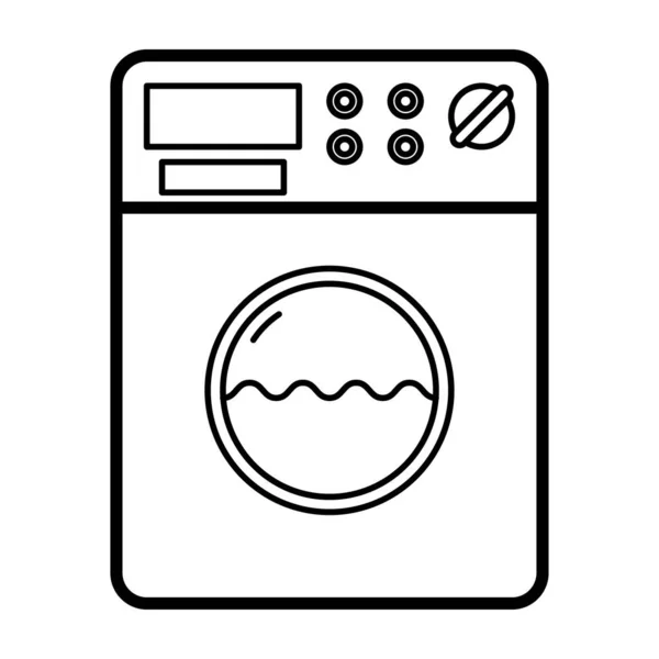 Icon with washer. Vector symbol illustration. Laundry icon. — Stock Vector