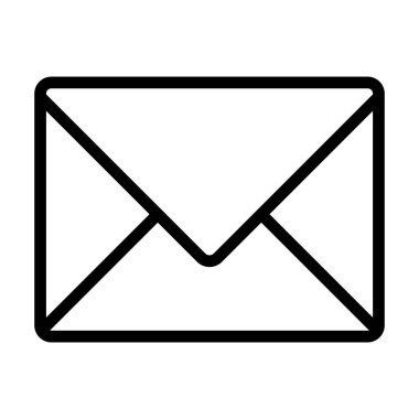 Zarfın basit vektör simgesi. Modern konsept tasarımı. İzole vektör işareti sembolü.