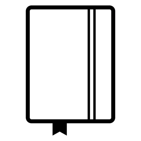 Vector icono simple de planificador diario. Diseño de concepto moderno. Signo vectorial aislado símbolo . — Vector de stock