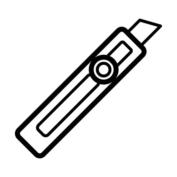 Vector simple icono de cuchillo de corte. Diseño de concepto moderno. Signo vectorial aislado símbolo . — Vector de stock