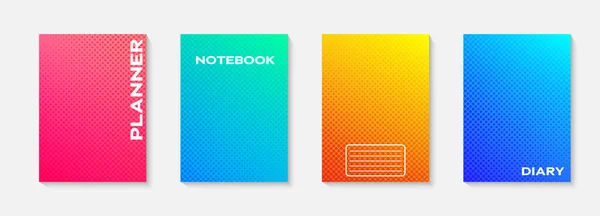 Minimal Vektor Abstrakt Omslag Anteckningsbok Design Planerare Och Dagboksöverdrag För — Stock vektor
