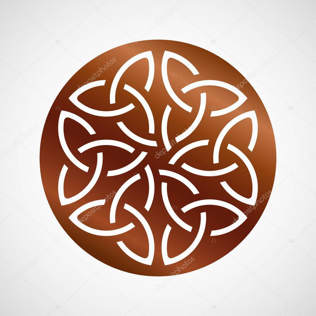 Vector coaster design for laser cut from wood, plywood or metal. Cutting wooden panel. Vector illustration isolated. Laser cut wood coasters. Geometric decorative designs. Cutout circle silhouette