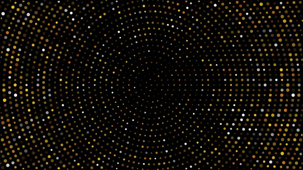 Χρυσό Και Ασημί Μισογεμάτο Μαύρο Φόντο Διάνυσμα Χρυσό Glitter Κύκλο — Διανυσματικό Αρχείο
