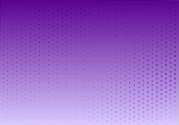 Violett Verschwommener Vektorhintergrund Mit Halbtoneffekt Glattes Rosa Und Violettes Gefälle — Stockvektor