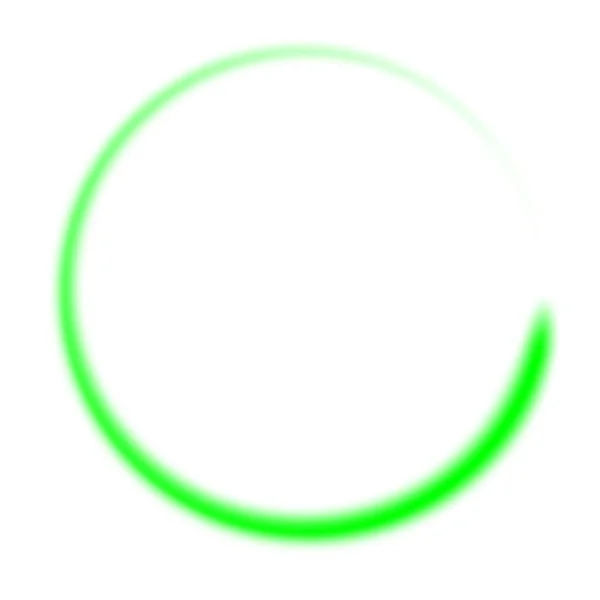 Abstrato Círculo Redemoinho Verde Sobre Fundo Branco Rodada Quadro Redemoinho — Vetor de Stock