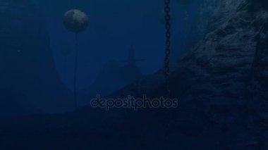 Bir mayın tarlasında geçen denizaltı