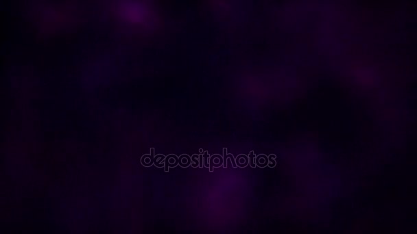 Caméra volant à travers l'animation des particules chargées  