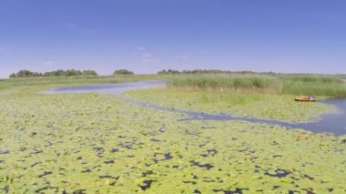 Danube delta sulak havadan görünümü