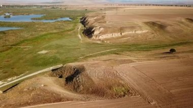 Kuzey Dobrogea - Romanya bulunan traian Gölü tabiatı