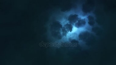 Oluşturulan bilgisayar aydınlatma fırtına arka plan