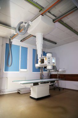 TULCEA, ROMANIA -FEBRUARY 21: Powerful image enhancement tool capable of performing all radiology applications on February 21, 2020 in Tulcea County Hospital, Romania.