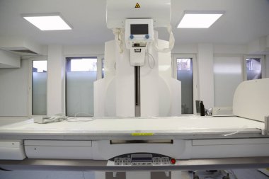 TULCEA, ROMANIA -FEBRUARY 21: Powerful image enhancement tool capable of performing all radiology applications on February 21, 2020 in Tulcea County Hospital, Romania.