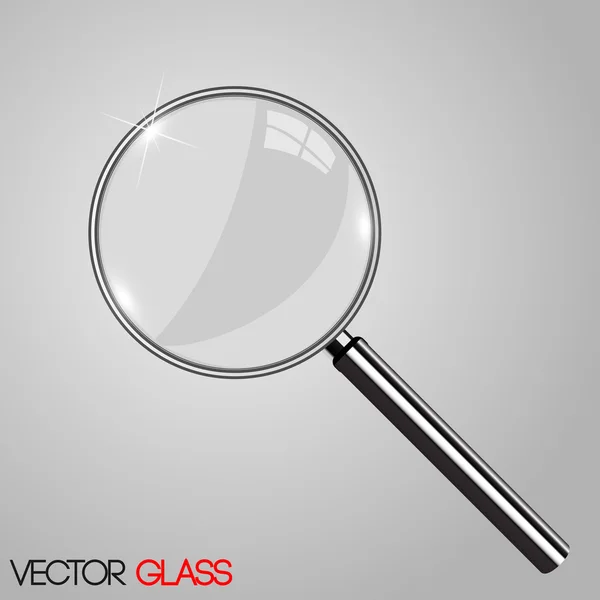Magnifying glass illustration — Stock Vector